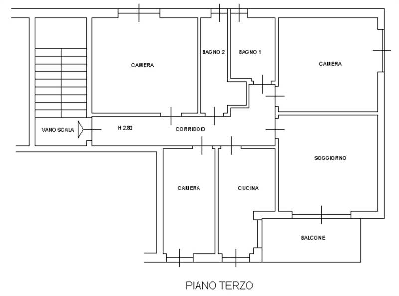 Planimetria abitazione