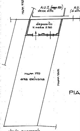 Planimetria deposito e area esterna