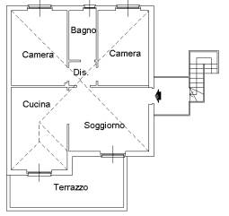 Planimetria piano primo