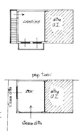 planimetria box e cantina